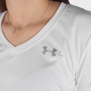 Camiseta Under Armour Tech V Neck - Feminina - Foto 4