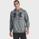 Blusão de Moletom Under Armour Rival Fleece Big Logo - Masculino - Foto 1