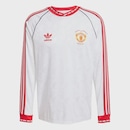 Camisa Manga Longa Manchester United MUFC A Jsy 91 adidas - Masculina - Foto 1