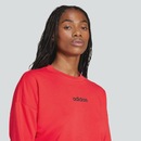 Blusão de Moletom adidas W Lin Ft Swt -Feminino - Foto 6