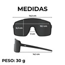 Óculos de Sol HB Grinder Matte Black - Unisses - Foto 4