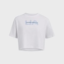 Camiseta Under Armour Boxy Crop Branded - Feminina - Foto 3