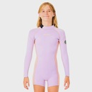 Short John Rip Curl Dawn Patrol 2mm - Infantil - Foto 1