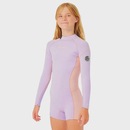 Short John Rip Curl Dawn Patrol 2mm - Infantil - Foto 3