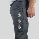 Calça Volcom Moletom Iconic Stone Plus Size - Masculina - Foto 2