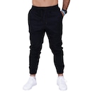 Calça Esportiva Plus Size Moletom Com Bolso Lisa Casual - Unissex - Foto 2