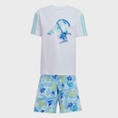 Conjunto Camiseta adidas X Disney Lilo And Stitch - Infantil - Foto 1