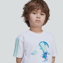 Conjunto Camiseta adidas X Disney Lilo And Stitch - Infantil - Foto 10