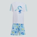 Conjunto Camiseta adidas X Disney Lilo And Stitch - Infantil - Foto 4