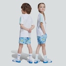 Conjunto Camiseta adidas X Disney Lilo And Stitch - Infantil - Foto 5