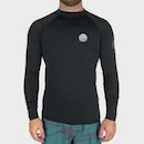 Camisa Lycra Rip Curl de Surf Icons Brushed - Masculina - Foto 1