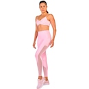 Calça Legging Alto Giro Recorte Tule - Feminina - Foto 1