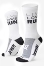 Kit de Corrida Viseira Hupi Live Love Run + Meia (Tamanho 36-42 ) - Unissex - Foto 4