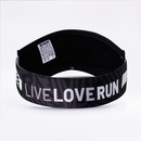 Kit de Corrida Viseira Hupi Live Love Run + Meia (Tamanho 36-42 ) - Unissex - Foto 2