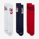 Meia Nike Everyday Plus - 3 Pares - Unissex - Foto 1