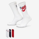 Meia Nike Everyday Plus - 3 Pares - Unissex - Foto 3