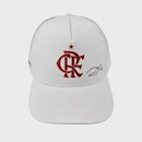 Boné Supercap Trucker Flamengo Silk 3d Zico - Unissex - Foto 2