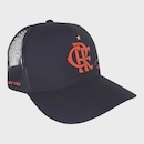 Boné Supercap Trucker Flamengo Silk 3d Zico - Unissex - Foto 4