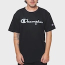 Camiseta Champion Script Global Crew Holografic - Masculina - Foto 1