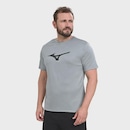 Camiseta Mizuno Run Spark Big Logo Corrida - Masculina - Foto 4