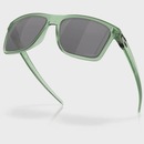 Óculos de Sol Unissex Oakley Leffingwell Matte Trans Jade Prizm Black - Foto 3