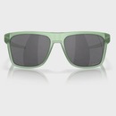 Óculos de Sol Unissex Oakley Leffingwell Matte Trans Jade Prizm Black - Foto 4