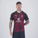 Camisa Milan Pré Jogo 2025 10 Rafa Leão Puma - Masculina - Foto 2