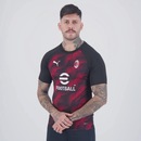 Camisa Milan Pré Jogo 2025 10 Rafa Leão Puma - Masculina - Foto 4
