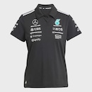 Camisa adidas Polo Mercedes AMG Petronas Fórmula 1 Team - Feminina - Foto 1