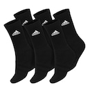 Kit Meias adidas Cushion Cano Alto Pack com 6 Pares 38 A 40 - Adulto - Foto 1