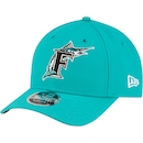 Boné New Era 9forty Mcrown MLB Player Replica Florida Marlins - Adulto - Foto 1