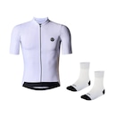 Kit de Camisa de Ciclismo Mauro Ribeiro Fiber 2.0 Slim + Meia - Masculina - Foto 1