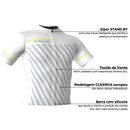 Camisa de Ciclismo ERT Elite Racing White Slim Fit - Masculina - Foto 3