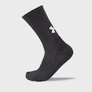 Kit Meias Under Armour Core Cotton Cano Alto com 3 Pares - Adulto - Foto 2
