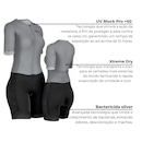 Macaquinho de Ciclismo ERT Elite Grafite Forro em Gel - Feminino - Foto 3