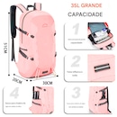 Mochila Gold Sports Dobrável Camel Montanhismo A Prova de Água - 35 Litros - Foto 3