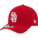 Bone Aba Curva New Era 9FORTY M-Crown A-Frame MLB San Diego Padres - Adulto - Foto 1