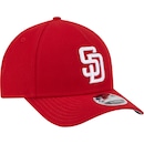 Bone Aba Curva New Era 9FORTY M-Crown A-Frame MLB San Diego Padres - Adulto - Foto 2