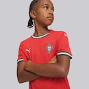 Camisa Puma Portugal Home 2025 - Infantil - Foto 4