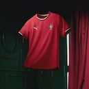 Camisa Puma Portugal Home 2025 - Infantil - Foto 7