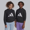 Moletom Adidas Big Logo Com Capuz - Infantil - Foto 2