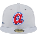 Boné New Era 59fifty Fitted Clubhouse 2025 Atlanta Braves - Masculino - Foto 3