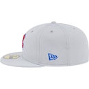 Boné New Era 59fifty Fitted Clubhouse 2025 Atlanta Braves - Masculino - Foto 4