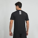 Camiseta adidas Own The Run 3 Listras - Masculina - Foto 2