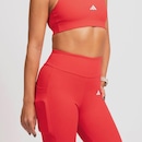 Calça Legging adidas 3 Listras Com Bolso - Feminina - Foto 3