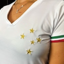 Camisa do Cruzeiro Retrômania Edição Especial Palestra Itália - Feminina - Foto 4