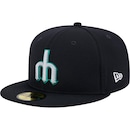 Boné Aba Reta New Era 59FIFTY Fitted Alt Clubhouse 2025 Seattle Mariners - Adulto - Foto 1