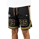 Shorts New Era San Francisco 49ers NFL Mesh - Masculino - Foto 3