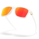 Óculos de Sol Oakley Leffingwell Seek Matte Vapor Prizm - Unissex - Foto 4