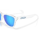 Óculos de Sol Oakley Frogskins S Polished Clear 0153 - Unissex - Foto 5